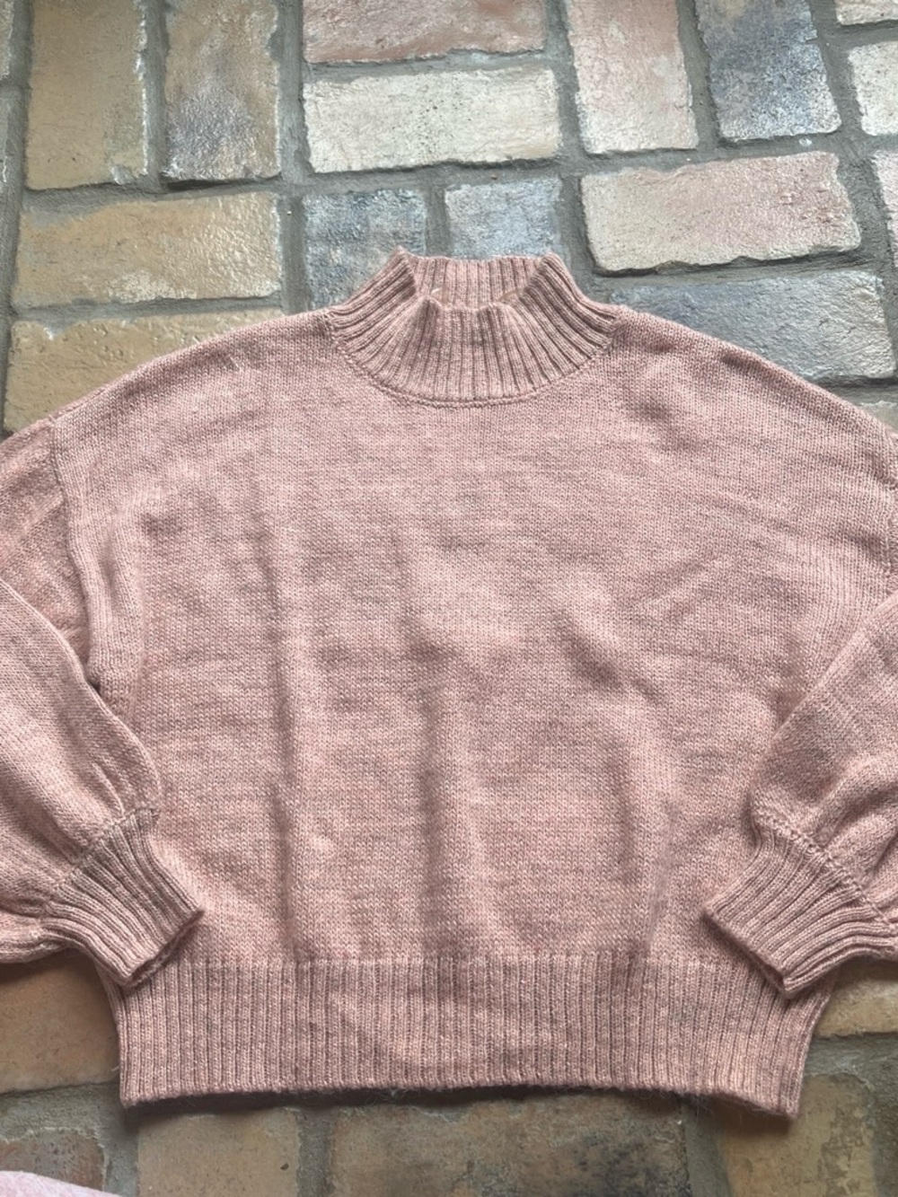 Gianni Bini Blush Pink Turtleneck Sweater